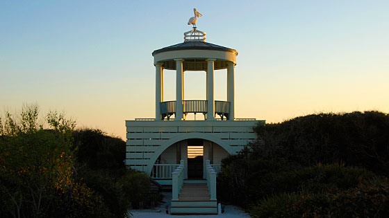 Pensacola Street beach pavilion at Seaside, Florida